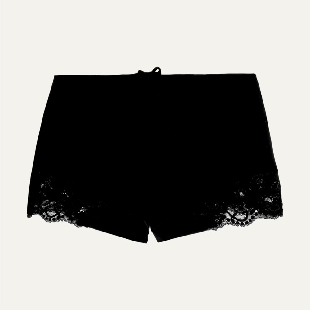 LA PERLA
Souple lace-trimmed stretch-cotton jersey pajama shorts